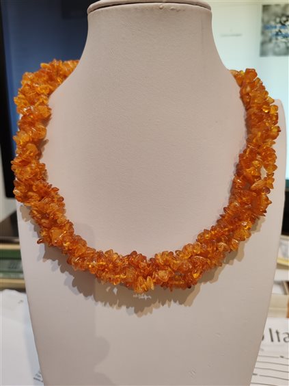 Necklace Spolti Gioielli Woman in Amber COAM-4-35 - COAM-4-35
